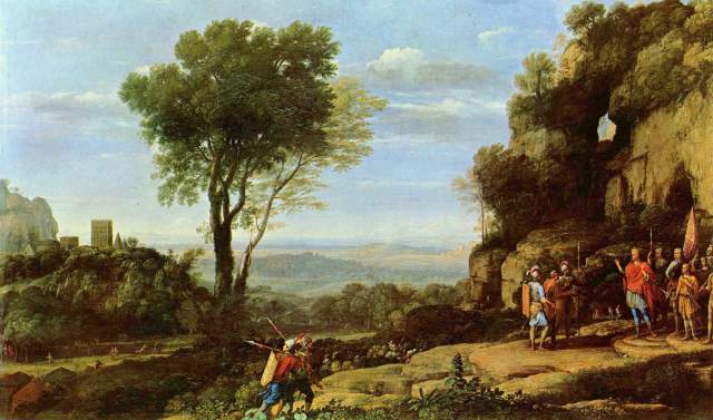 Landschaft mit David und den drei Heroen from Claude Lorrain