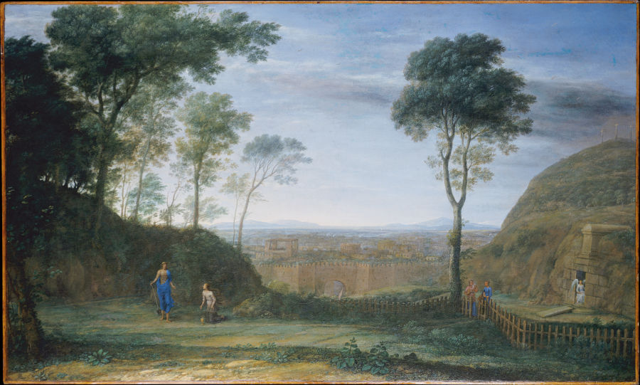 Landschaft mit Christus, der Maria Magdalena erscheint („Noli me tangere“) from Claude Lorrain