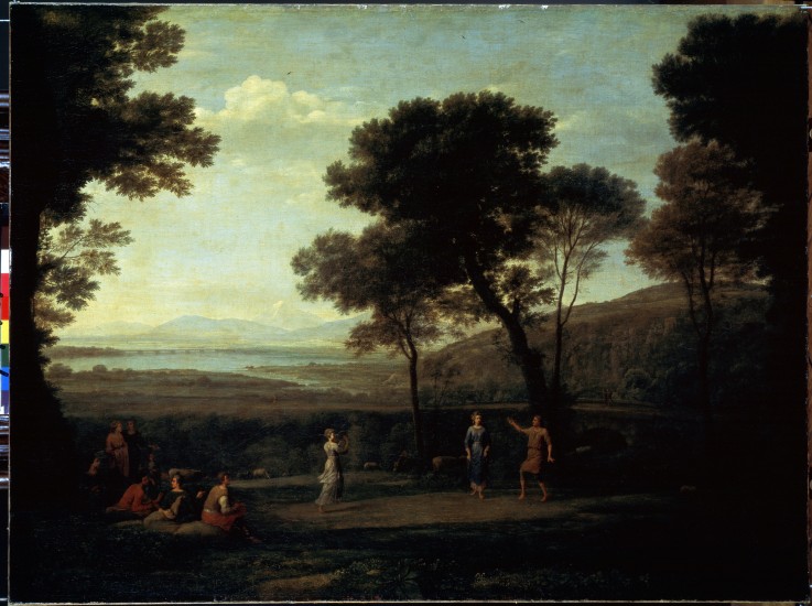 Landscape with Dancing Figures from Claude Lorrain