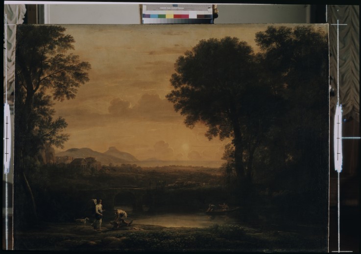 Landscape with Tobias and the Angel from Claude Lorrain