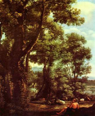 Landschaft mit Ziegenhirt from Claude Lorrain