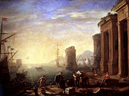 Morning at the Port from Claude Lorrain