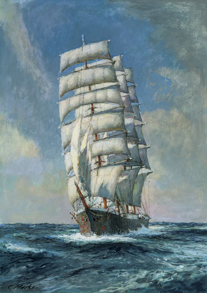 Unnamed clipper ship from Claude Marks