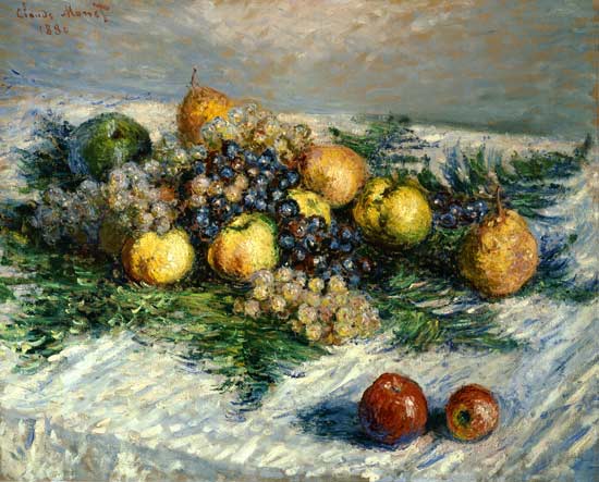 Stillleben mit Birnen und Trauben from Claude Monet