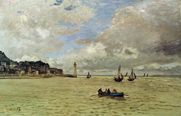 Der Leuchtturm von Honfleur from Claude Monet