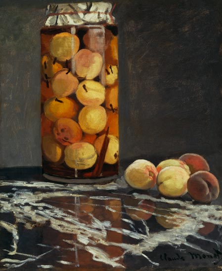 Das Pfirsichglas. from Claude Monet