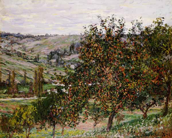 Apfelbäume bei Vetheuil from Claude Monet
