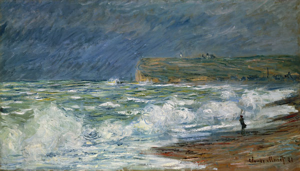 Brandung bei Fécamp from Claude Monet