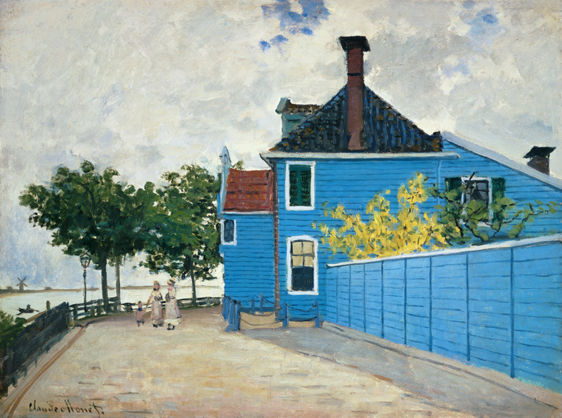 Das blaue Haus in Zaandam. from Claude Monet