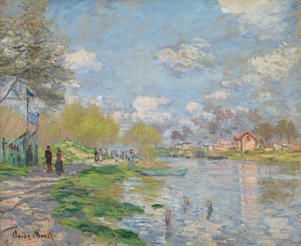 Spring on the Seine from Claude Monet