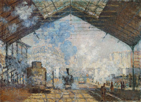 Monet / Gare Saint-Lazare / 1877 from Claude Monet