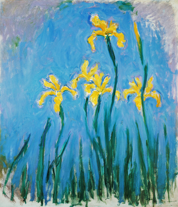 Gelbe Iris. from Claude Monet