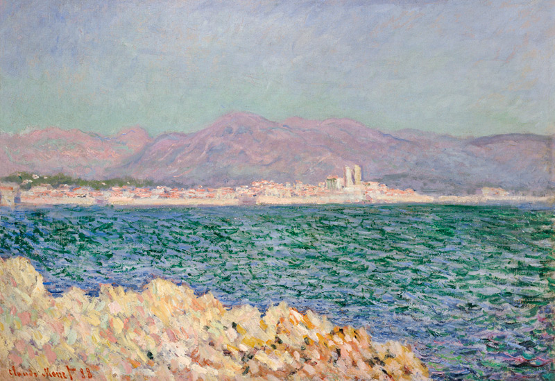 Golfe D''Antibes from Claude Monet