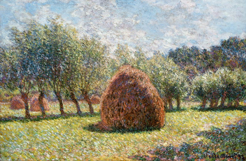 Heuschober bei Giverny. from Claude Monet