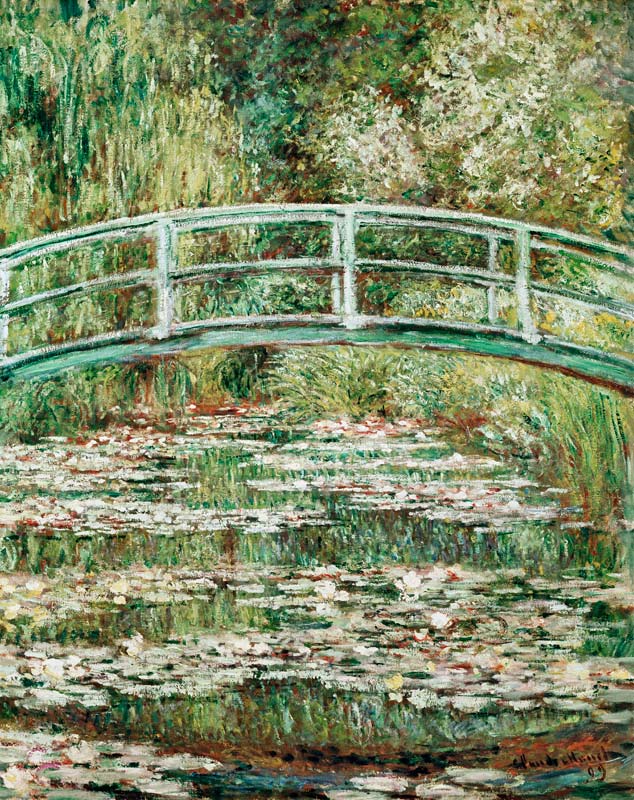 Japanische Brücke from Claude Monet