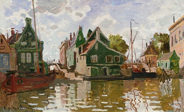 Kanal in Zaandam. from Claude Monet