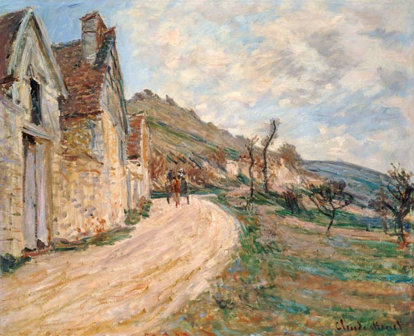 Landschaft mit Pferdewagen bei Giverny. from Claude Monet