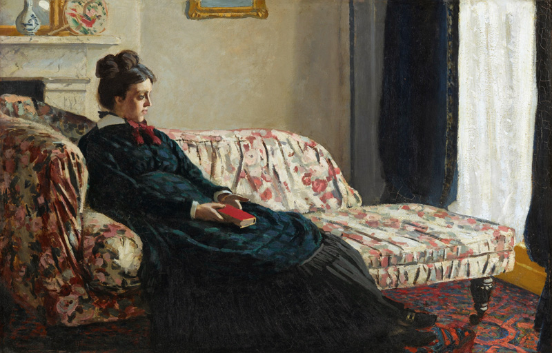 Meditation, or Madame Monet on the Sofa from Claude Monet