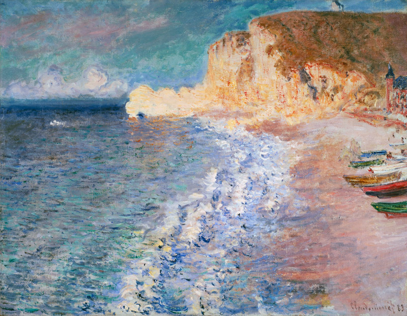 Morgen in Étretat from Claude Monet