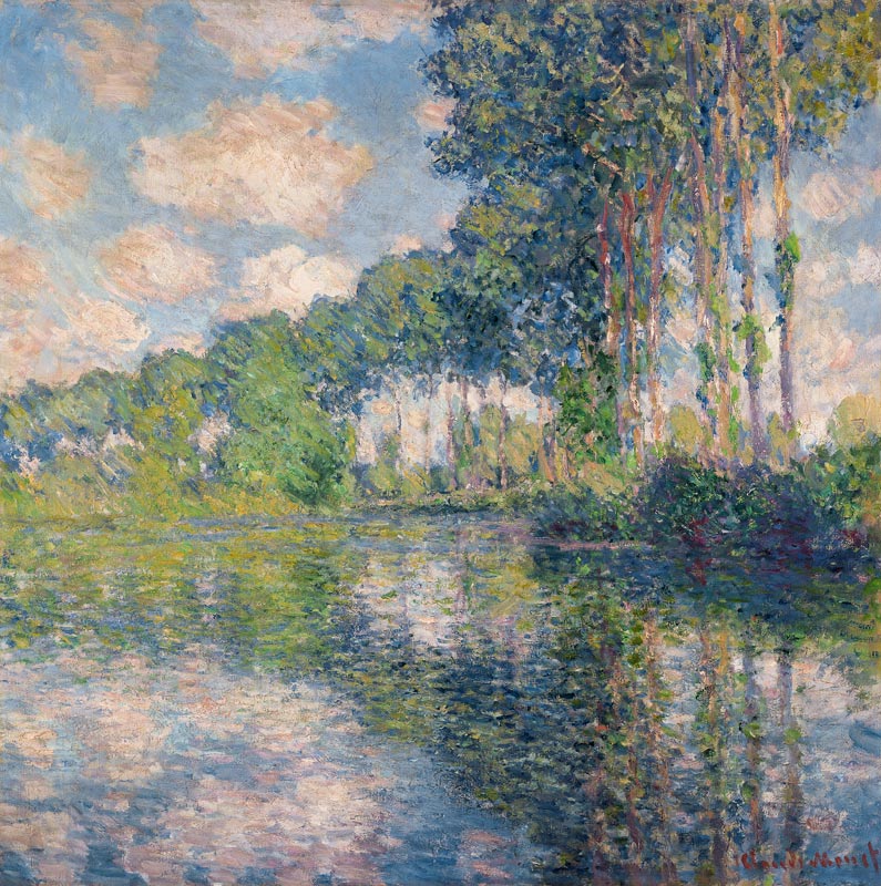 Pappeln an der Epte from Claude Monet