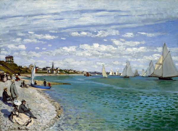 Regatta at Sainte-Adresse from Claude Monet