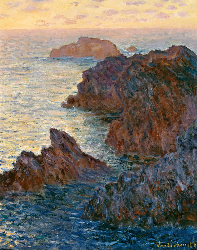 Rocky Point At Port-Goulphar from Claude Monet