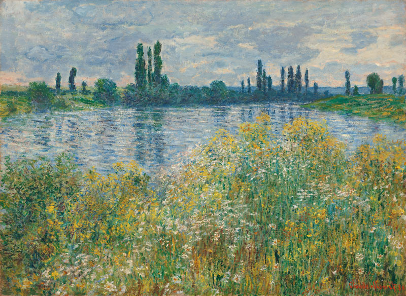 Seine-Ufer, Vétheuil from Claude Monet