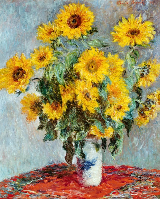Sonnenblumen-Strauss from Claude Monet