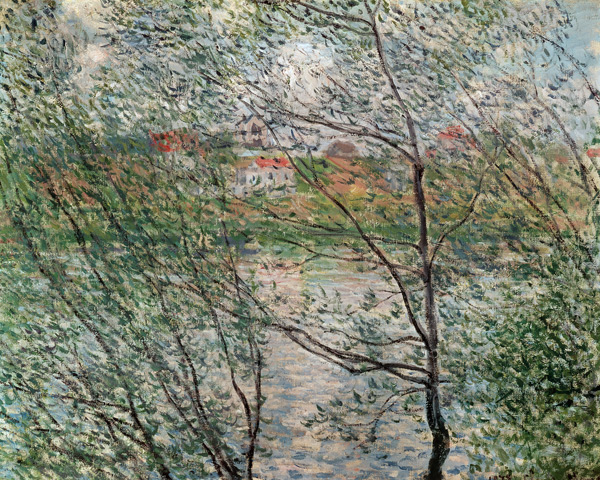 The Banks of the Seine or, Spring through the Trees from Claude Monet