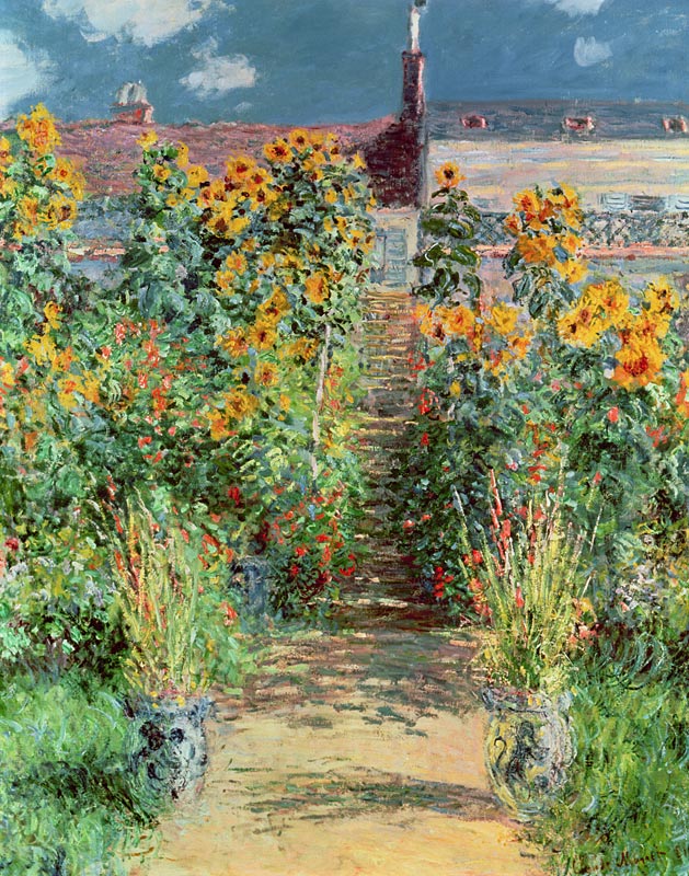 The Garden at Vetheuil from Claude Monet