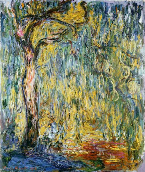 The Large Willow at Giverny from Claude Monet
