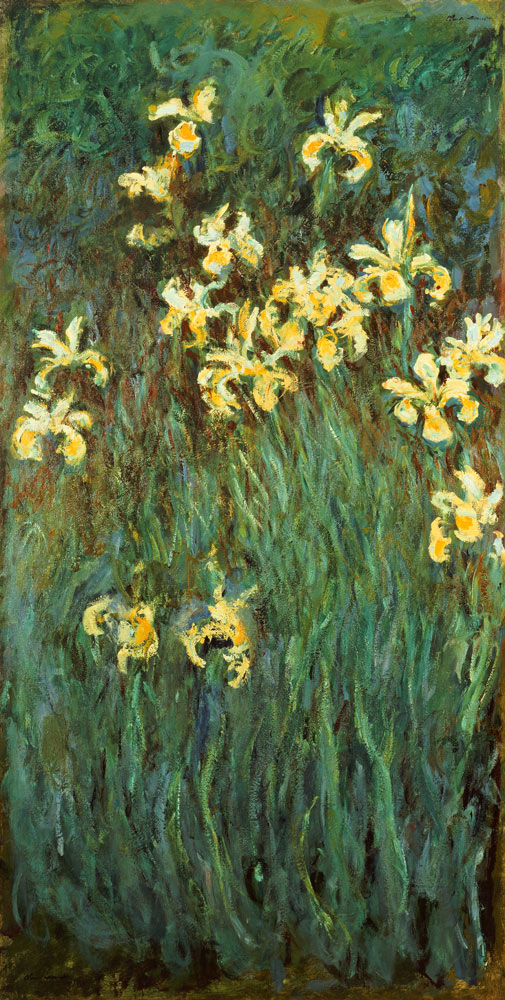 The Yellow Irises from Claude Monet