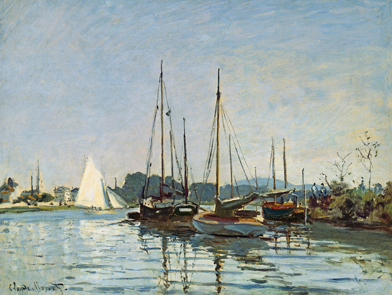 Vergnügungsboote, Argenteuil from Claude Monet