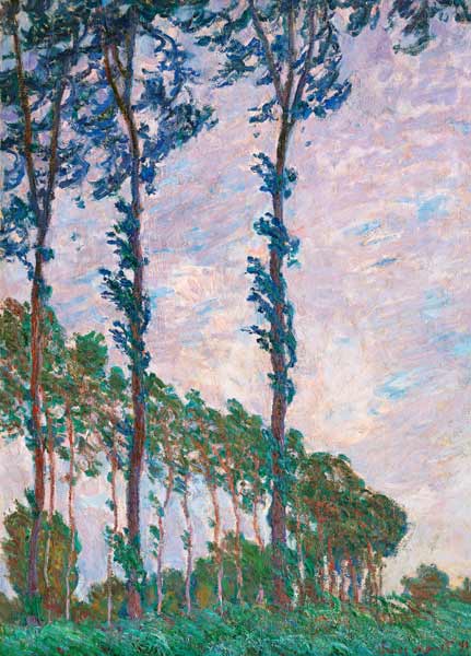 Wind Effect, Series of The Poplars from Claude Monet
