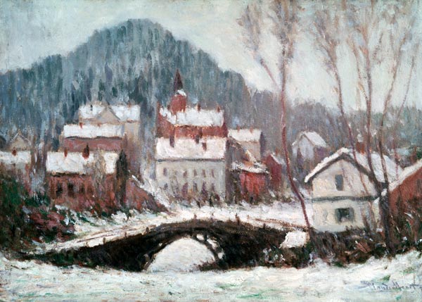 Winter landscape from Claude Monet