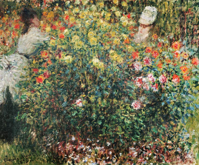 Women in the Flowers from Claude Monet