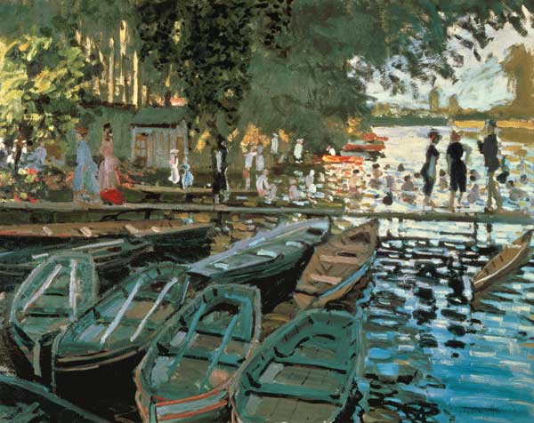 Bathers at La Grenouillere from Claude Monet