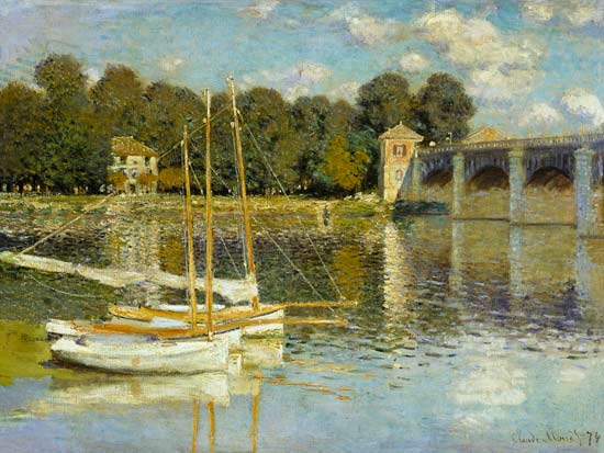 Brücke von Argenteuil from Claude Monet