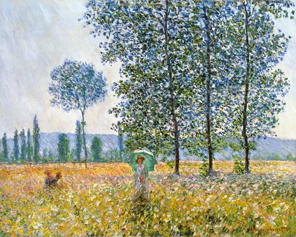 Felder im Frühling from Claude Monet
