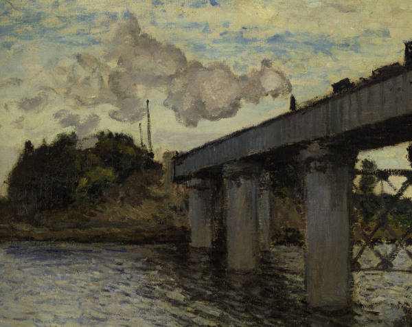 C.Monet, Eisenbahnbruecke Argenteuil/1873 from Claude Monet