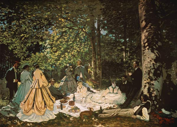 Das Frühstück im Grünen from Claude Monet