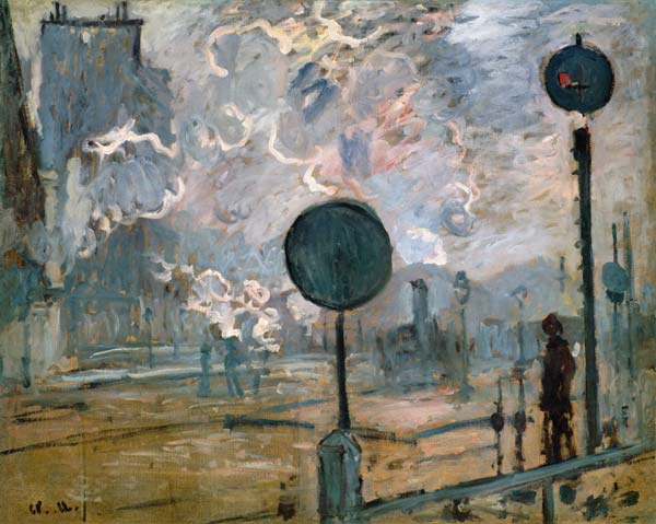 Der Bahnhof Saint-Lazare (Le Signal) from Claude Monet