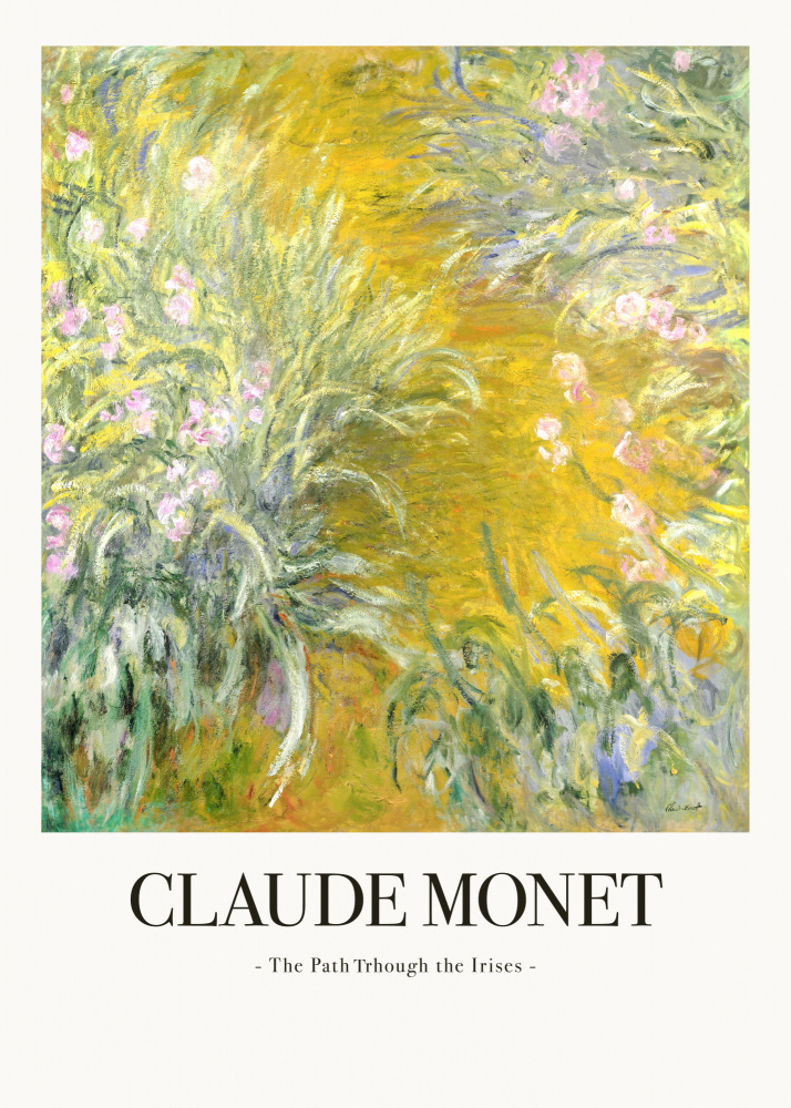 Der Weg durch die Iris from Claude Monet