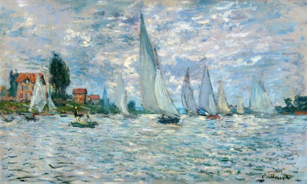 Die Boote (Regatta bei Argenteuil) from Claude Monet