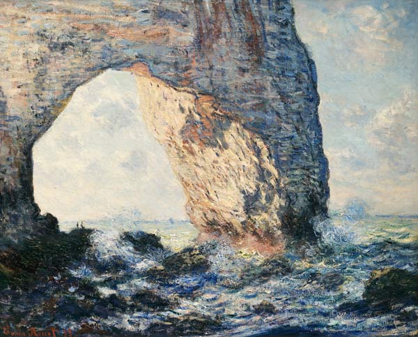 Die Manneporte in Etretat from Claude Monet