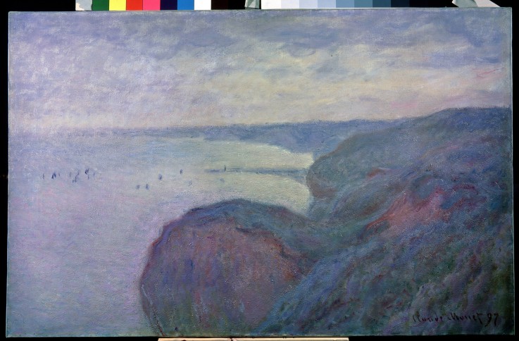 Steep Cliffs near Dieppe from Claude Monet