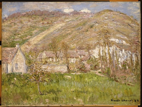 Hamlet on a Cliff near Giverny from Claude Monet