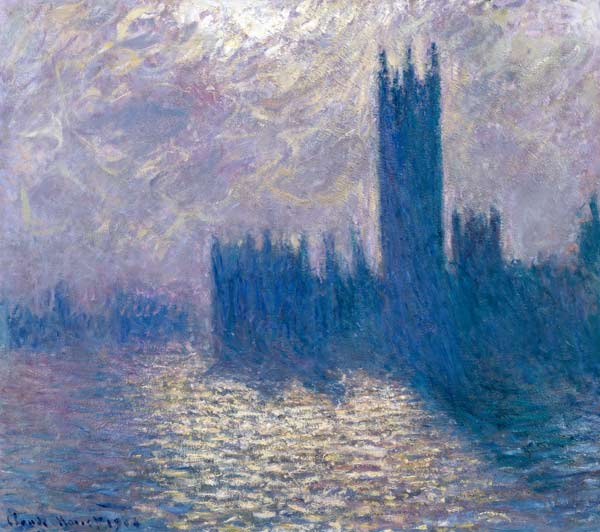 The Houses of Parliament, Stormy Sky from Claude Monet