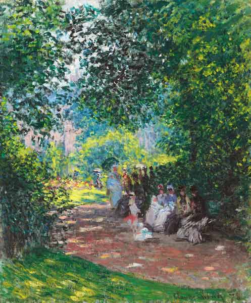 Im Park Monceau (Au Parc Monceau) from Claude Monet