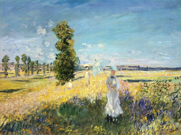 Der Spaziergang (Argenteuil) from Claude Monet